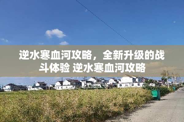 逆水寒血河攻略，全新升级的战斗体验 逆水寒血河攻略