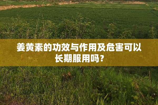 姜黄素的功效与作用及危害可以长期服用吗？