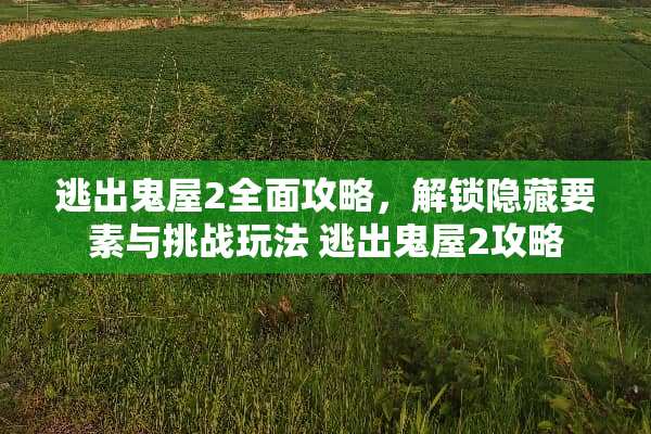 逃出鬼屋2全面攻略，解锁隐藏要素与挑战玩法 逃出鬼屋2攻略