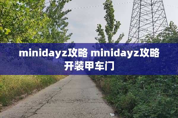 minidayz攻略 minidayz攻略开装甲车门