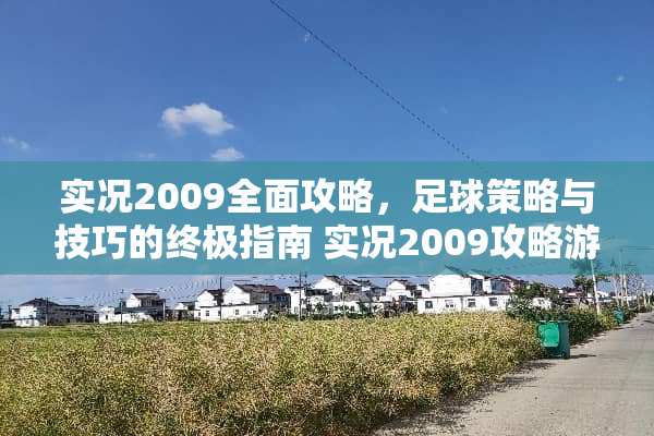 实况2009全面攻略，**策略与技巧的终极指南 实况2009攻略游戏