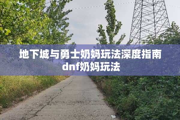 **城与勇士奶妈玩法深度指南 dnf奶妈玩法