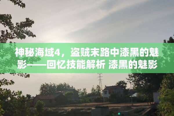 神秘海域4，盗贼末路中漆黑的魅影——回忆技能解析 漆黑的魅影回忆技能