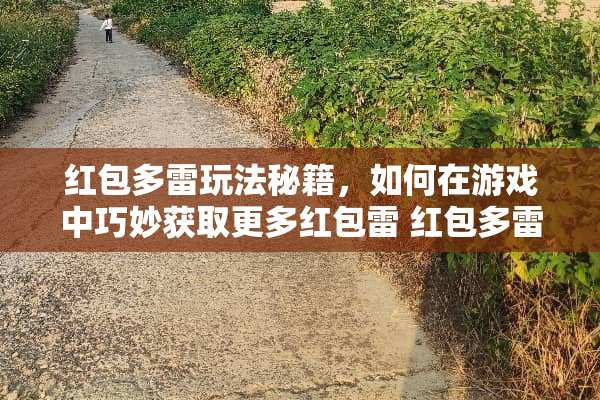 红包多雷玩法秘籍，如何在游戏中巧妙获取更多红包雷 红包多雷怎么玩法
