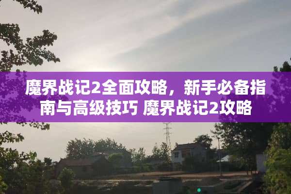 魔界战记2全面攻略，新手必备指南与高级技巧 魔界战记2攻略
