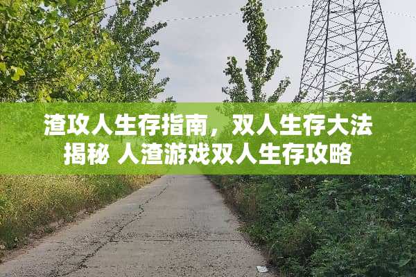 渣攻人生存指南，双人生存**揭秘 **游戏双人生存攻略