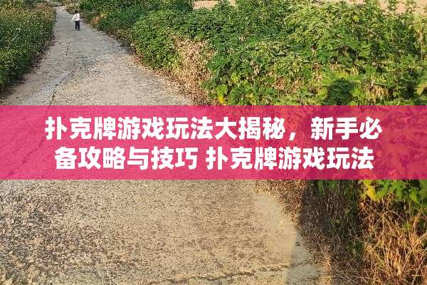 **牌游戏玩法大揭秘，新手必备攻略与技巧 **牌游戏玩法