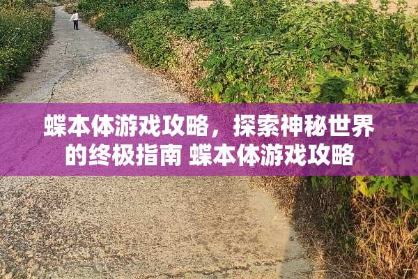 蝶本体游戏攻略，探索神秘世界的终极指南 蝶本体游戏攻略