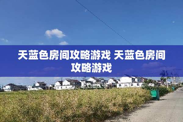 天蓝色房间攻略游戏 天蓝色房间攻略游戏