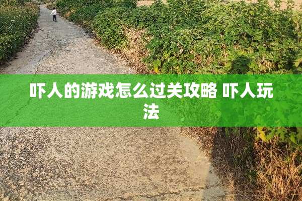 吓人的游戏怎么过关攻略 吓人玩法