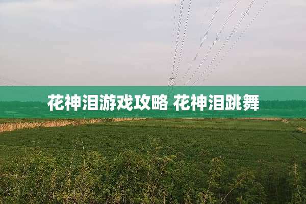 花神泪游戏攻略 花神泪跳舞