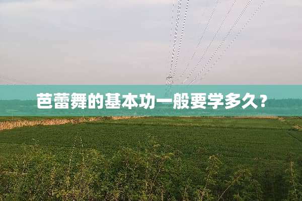 芭蕾舞的基本功一般要学多久？