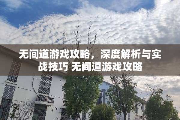 无间道游戏攻略，深度解析与实战技巧 无间道游戏攻略