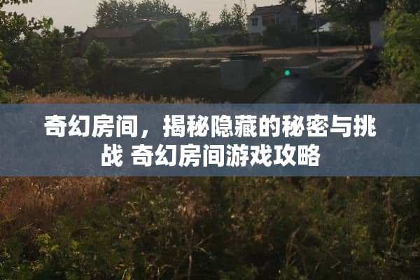 奇幻房间，揭秘隐藏的秘密与挑战 奇幻房间游戏攻略