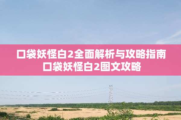 口袋妖怪白2全面解析与攻略指南 口袋妖怪白2图文攻略