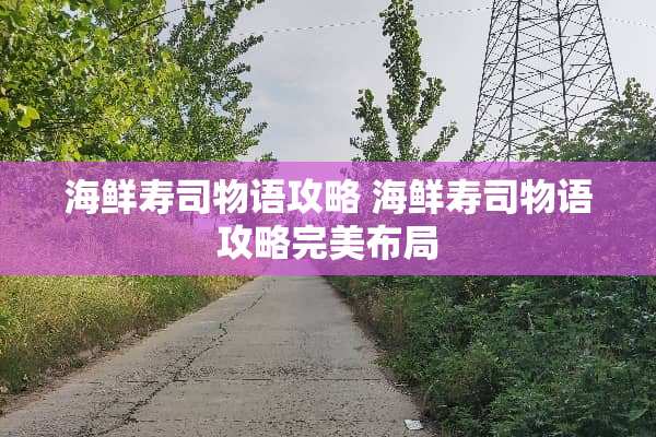 海鲜寿司物语攻略 海鲜寿司物语攻略完美布局