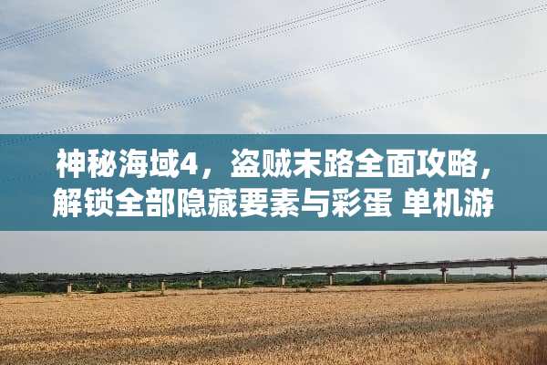 神秘海域4，盗贼末路全面攻略，解锁全部隐藏要素与彩蛋 单机游戏攻略系统