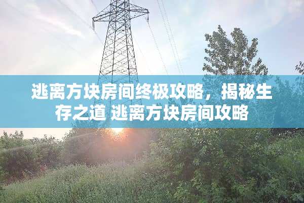 逃离方块房间终极攻略，揭秘生存之道 逃离方块房间攻略