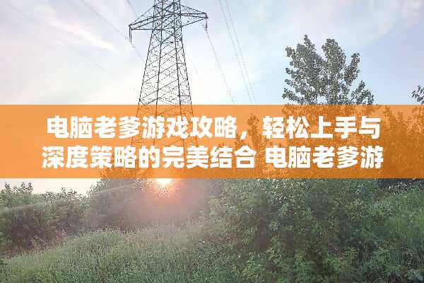 电脑老爹游戏攻略，轻松上手与深度策略的完美结合 电脑老爹游戏攻略