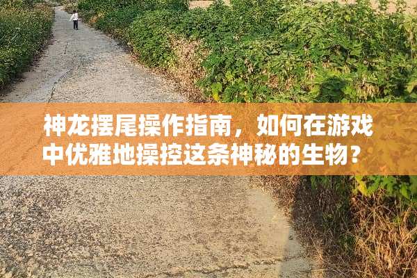 神龙摆尾操作指南，如何在游戏中优雅地操控这条神秘的生物？ 神龙摆尾的玩法