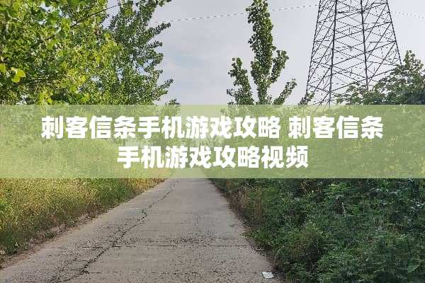 刺客信条手机游戏攻略 刺客信条手机游戏攻略视频