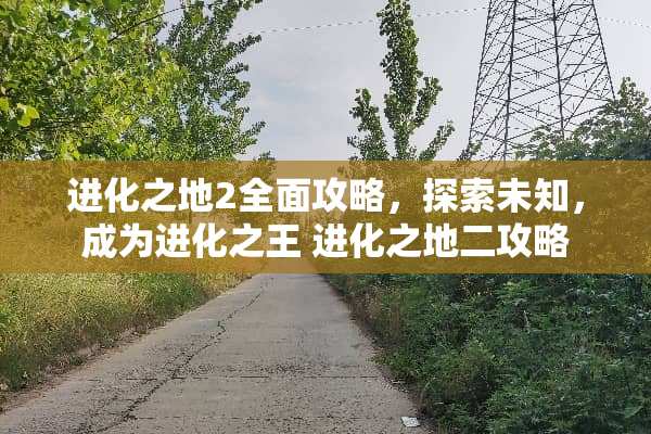 进化之地2全面攻略，探索未知，成为进化之王 进化之地二攻略