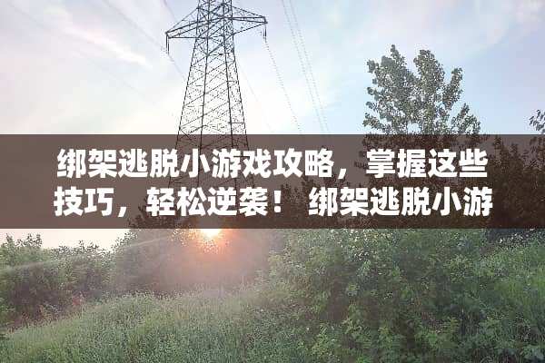 绑架逃脱小游戏攻略，掌握这些技巧，轻松逆袭！ 绑架逃脱小游戏攻略