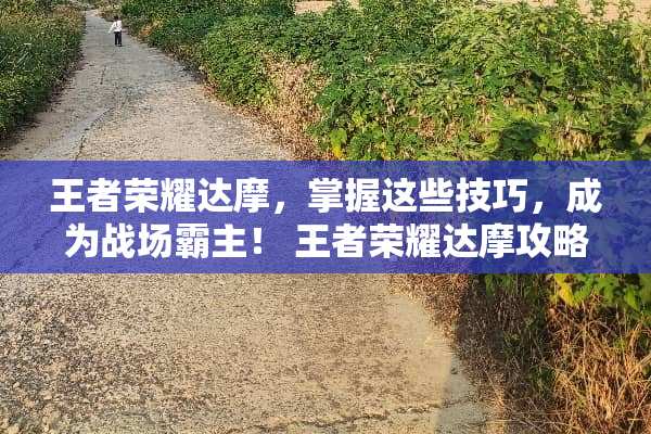 王者荣耀达摩，掌握这些技巧，成为战场霸主！ 王者荣耀达摩攻略