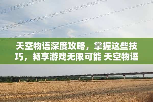 天空物语深度攻略，掌握这些技巧，畅享游戏无限可能 天空物语游戏攻略