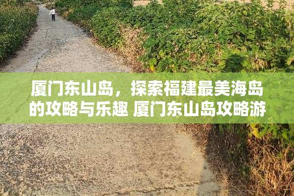 厦门东山岛，探索福建最美海岛的攻略与乐趣 厦门东山岛攻略游戏