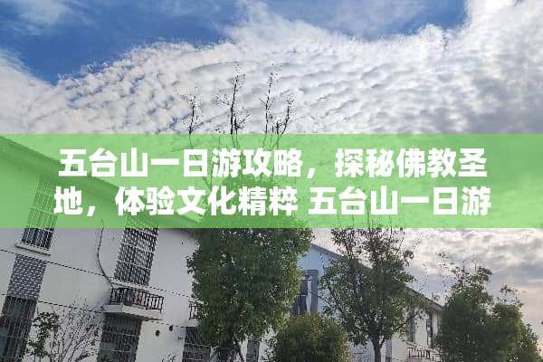 五台山一日游攻略，探秘佛教圣地，体验文化精粹 五台山一日游攻略游戏