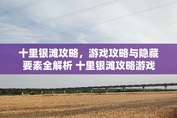 十里银滩攻略，游戏攻略与隐藏要素全解析 十里银滩攻略游戏