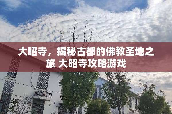 大昭寺，揭秘古都的佛教圣地之旅 大昭寺攻略游戏