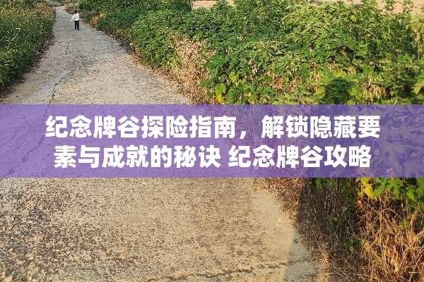 纪念牌谷探险指南，解锁隐藏要素与成就的秘诀 纪念牌谷攻略
