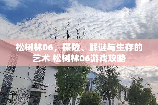 松树林06，探险、解谜与生存的艺术 松树林06游戏攻略
