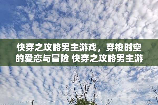 快穿之攻略男主游戏，穿梭时空的爱恋与冒险 快穿之攻略男主游戏