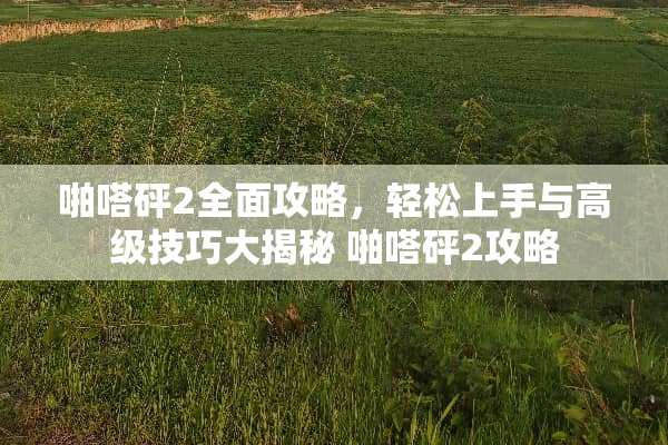 啪嗒砰2全面攻略，轻松上手与高级技巧大揭秘 啪嗒砰2攻略