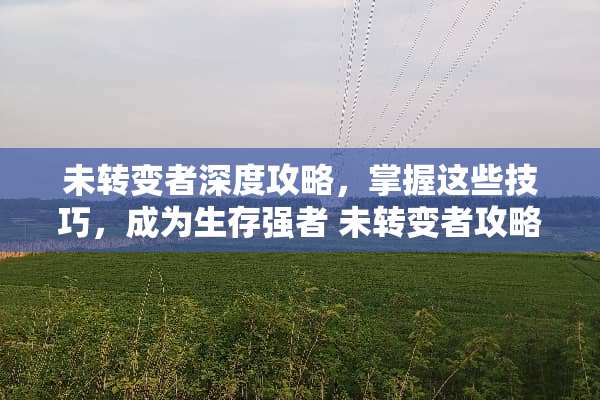 未转变者深度攻略，掌握这些技巧，成为生存强者 未转变者攻略