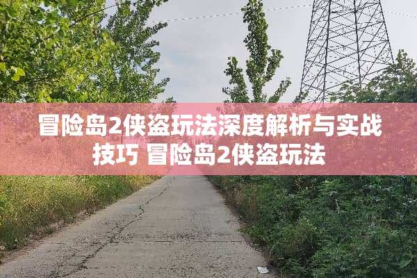 冒险岛2侠盗玩法深度解析与实战技巧 冒险岛2侠盗玩法