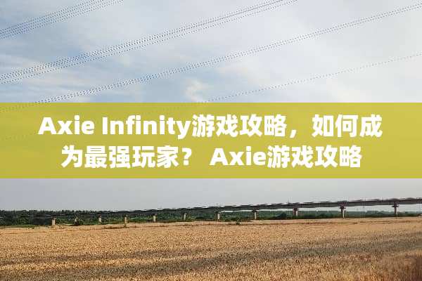 Axie Infinity游戏攻略，如何成为最强玩家？ Axie游戏攻略