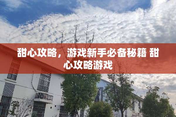 甜心攻略，游戏新手必备秘籍 甜心攻略游戏