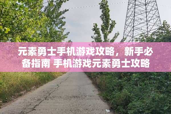 元素勇士手机游戏攻略，新手必备指南 手机游戏元素勇士攻略