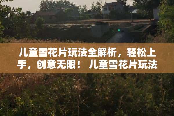 儿童雪花片玩法全解析，轻松上手，创意无限！ 儿童雪花片玩法图解