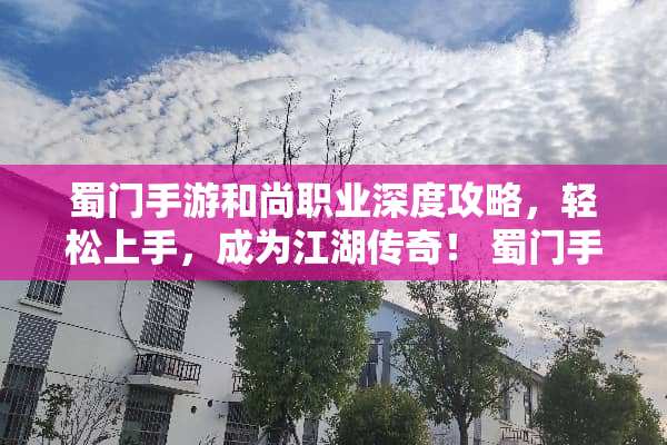 蜀门手游和尚职业深度攻略，轻松上手，成为江湖传奇！ 蜀门手游和尚攻略