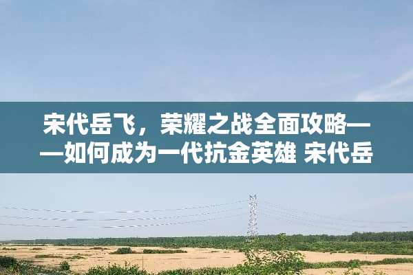 宋代岳飞，荣耀之战全面攻略——如何成为一代抗金英雄 宋代岳飞游戏攻略