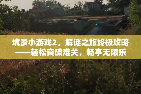 坑爹小游戏2，解谜之旅终极攻略——轻松突破难关，畅享无限乐趣！ 坑爹小游戏2攻略