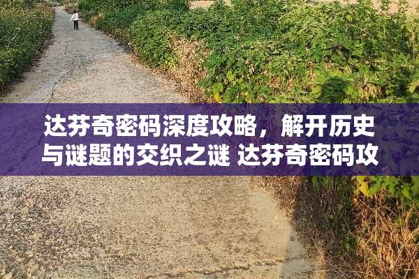 达芬奇密码深度攻略，解开历史与谜题的交织之谜 达芬奇密码攻略