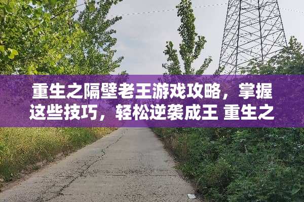 重生之隔壁老王游戏攻略，掌握这些技巧，轻松逆袭成王 重生之隔壁老王游戏攻略