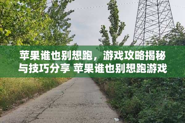 苹果谁也别想跑，游戏攻略揭秘与技巧分享 苹果谁也别想跑游戏攻略
