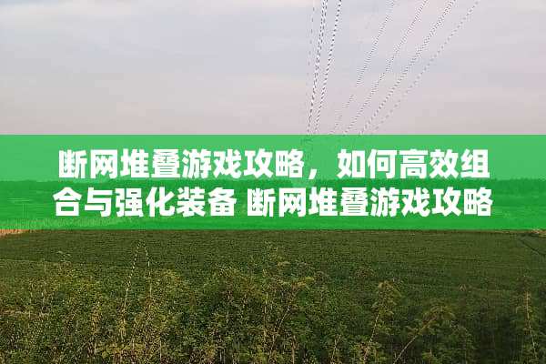 断网堆叠游戏攻略，如何高效组合与强化装备 断网堆叠游戏攻略
